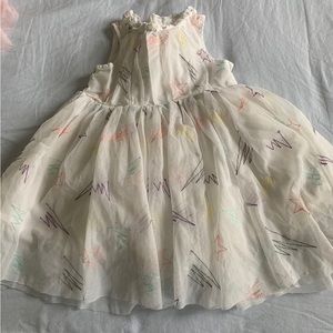 Star embellished toddler dress